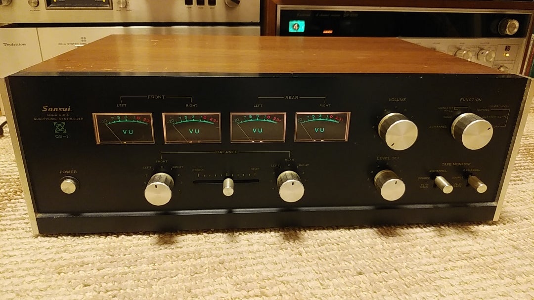 サラウンドの始まり サンスイQS-1 | 70年代の4chステレオの研究