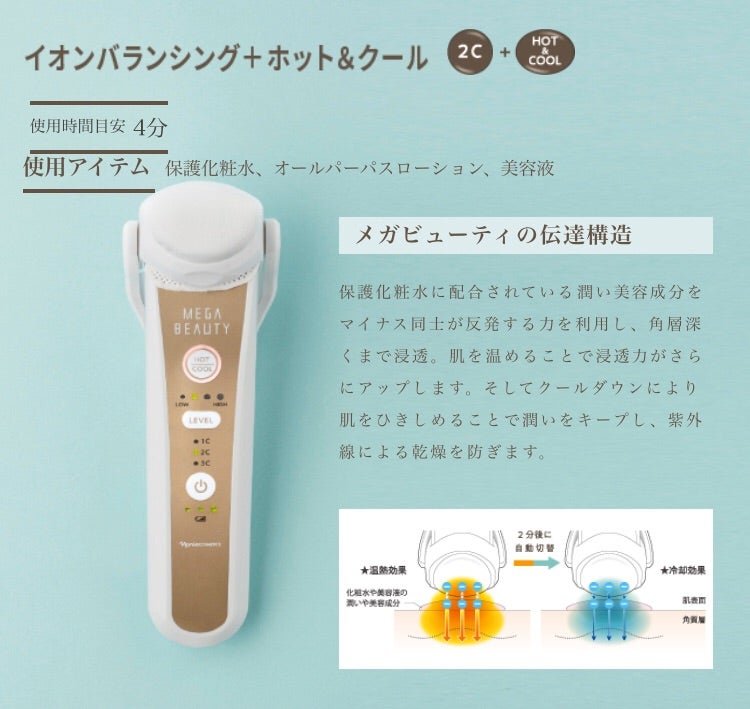 美顔器メガビューティーって？ | 5人のママはエステティシャン〜私の