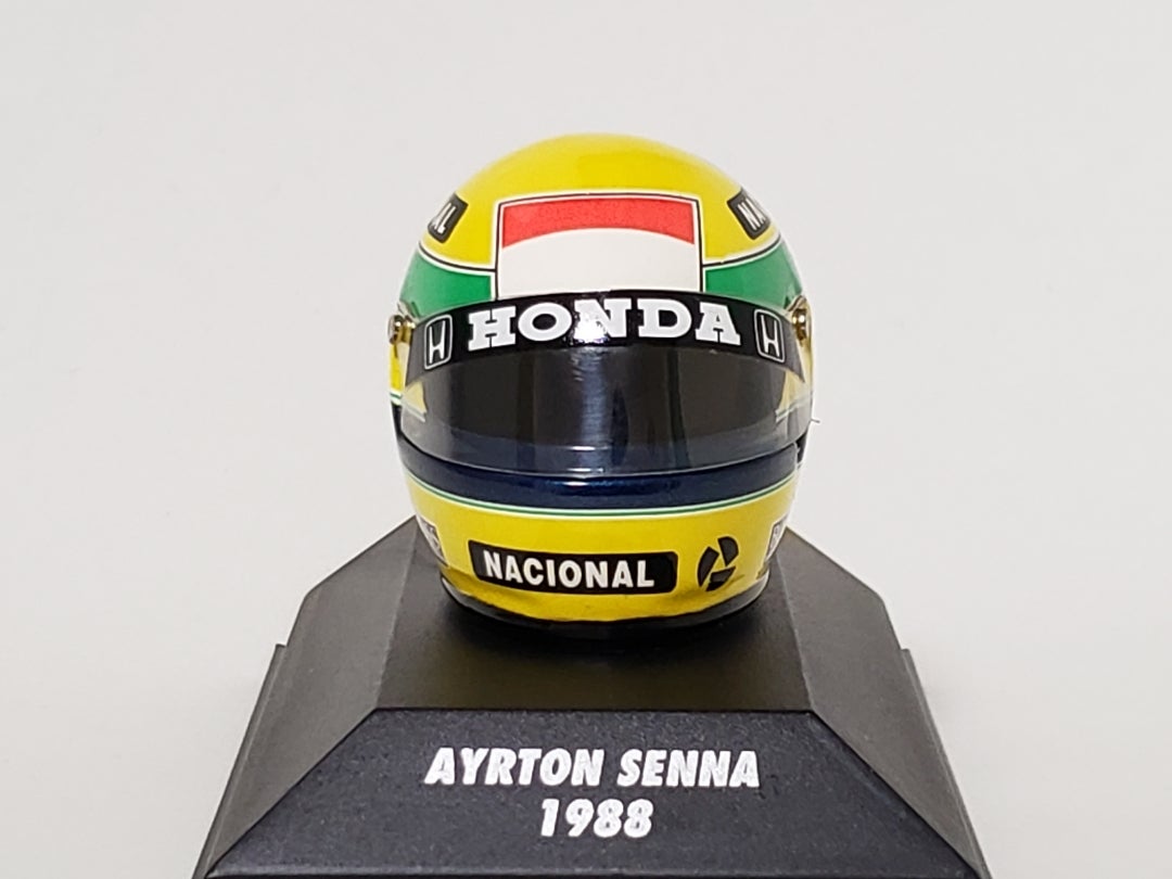 世界で最も知名度があるカラー? アイルトン・セナ 1988 ヘルメット