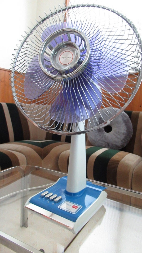 50年前の今でも現役の扇風機 | KLB嵐山・みけねこのブログ