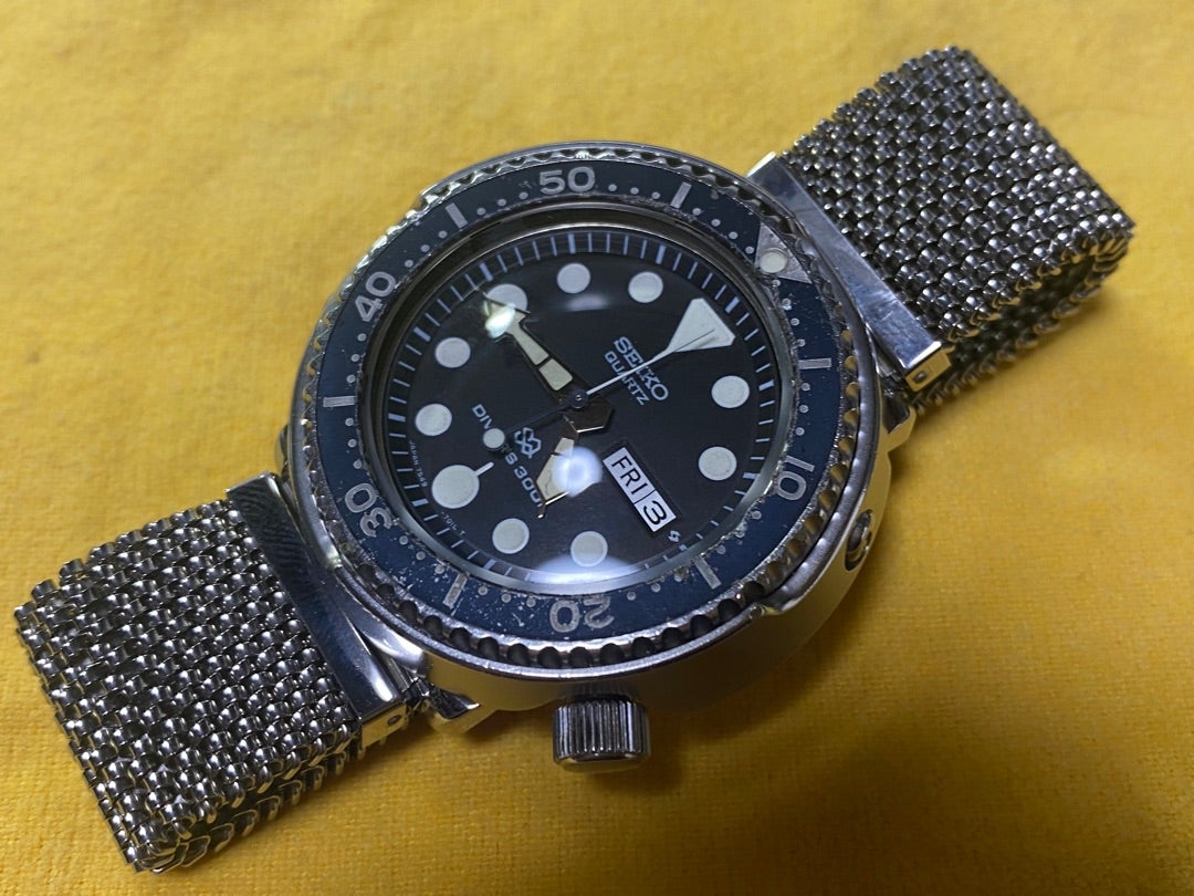 修理戻りの 初代ツナ缶 7549-7010 300mダイバー | ぷらなの写真日記