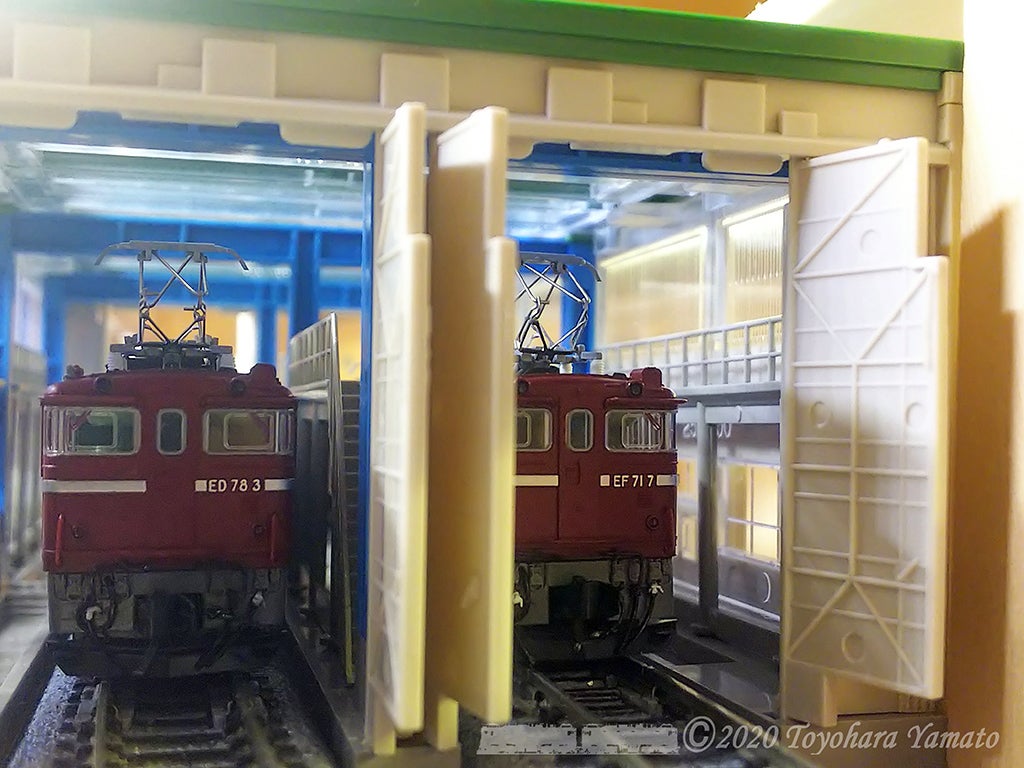 Nゲージ 機関庫(電車庫？)が付きました[実車写真あり] | 重単5175