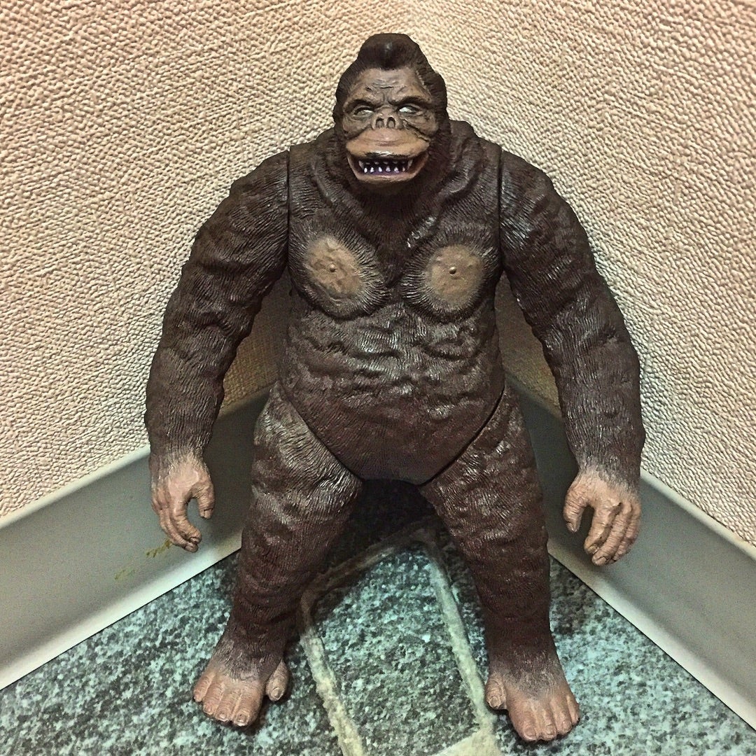 キングコング 硬質ソフビ バンダイ製 1993 キングコング 硬質ソフビ