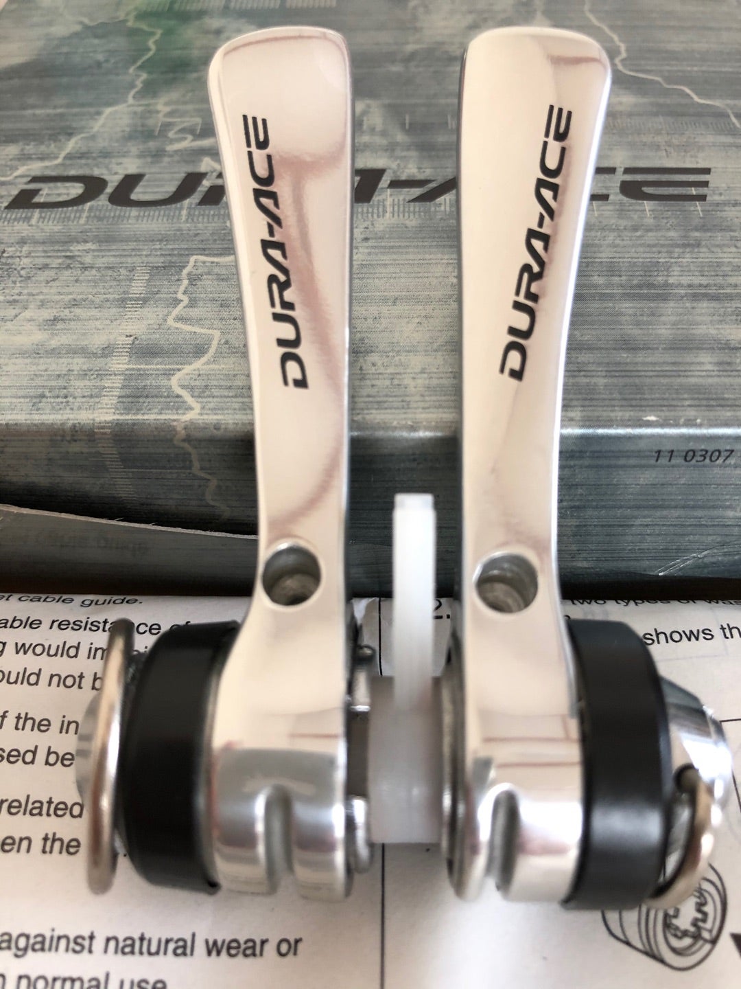 さらに値下】クロモリ ビンテージ 55 シマノ10速Wレバー DURA-ACE