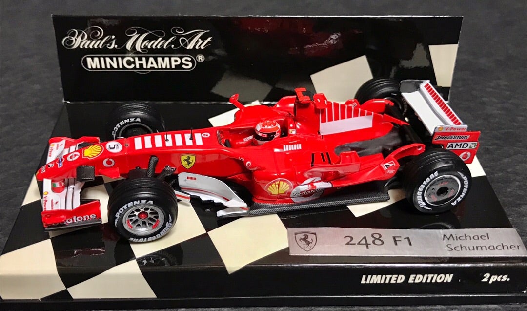 M.シューマッハ F1『90勝目』248F1 #5 | エイトプリンのミニカー中心の