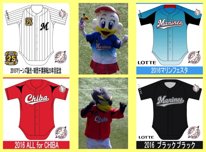 千葉ロッテマリーンズ・ロッテオリオンズ歴代ユニフォーム | 気ままな