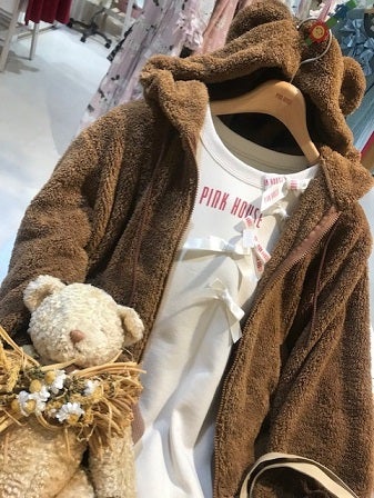 ♡くま耳パーカーのブラウンコーデ。♡ by PINKHOUSE（ピンクハウス