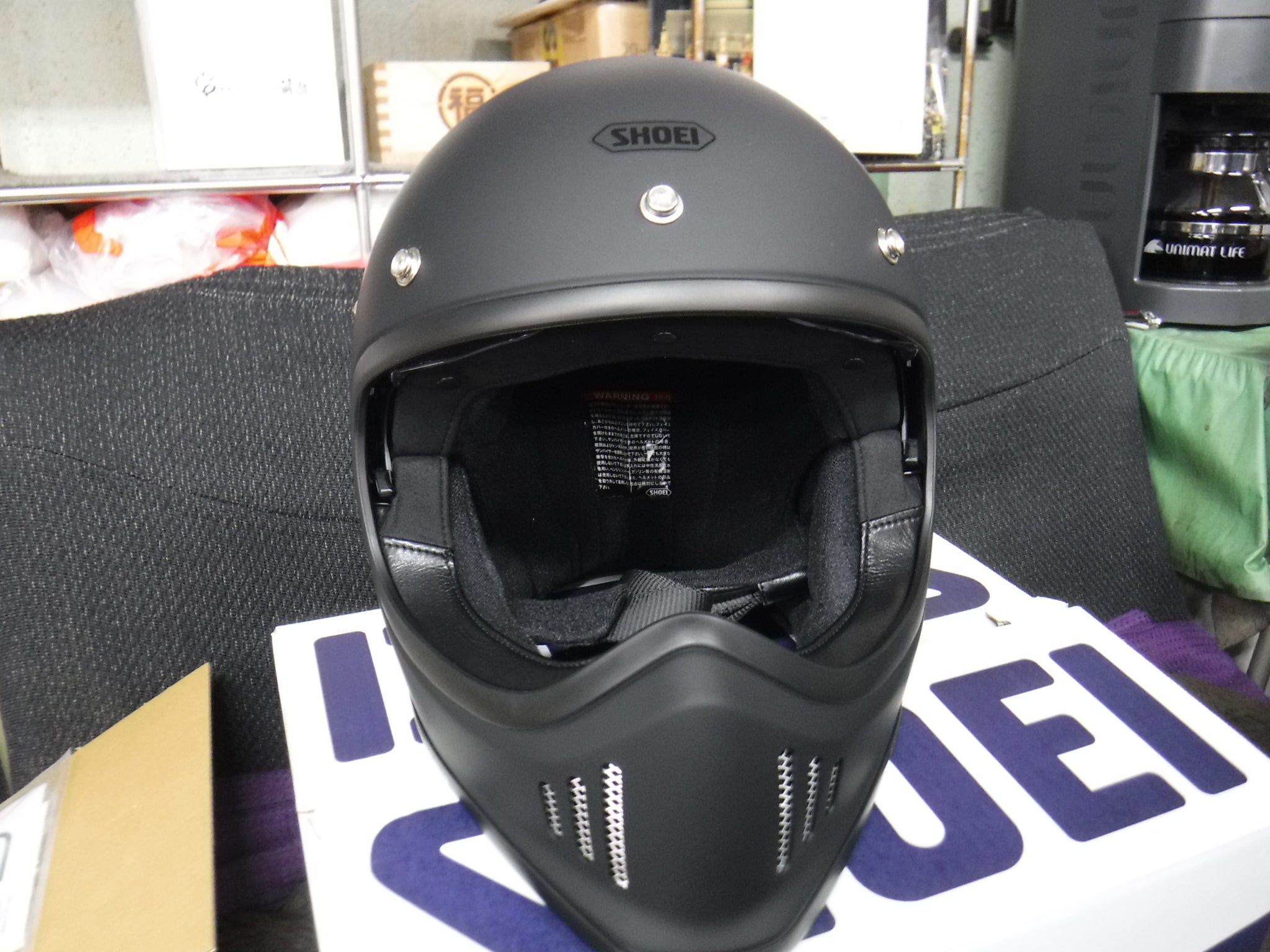 SHOEI EX-ZERO マットブラック入荷！！ | 本庄市のバイク屋・自転車屋