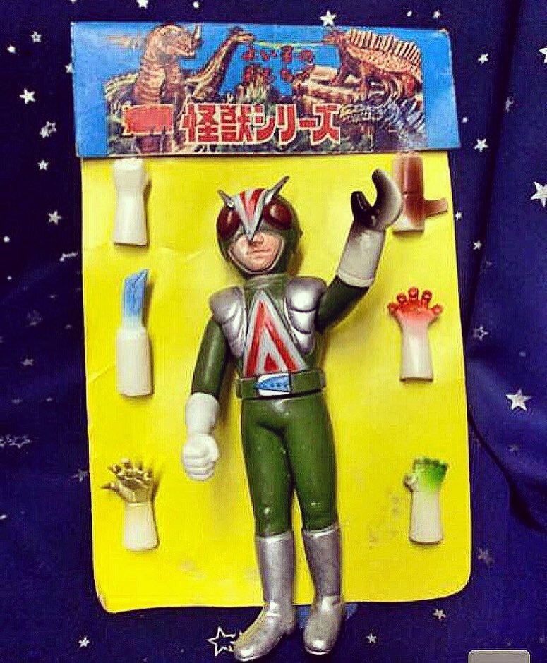 ライダーマン 無版権ソフビ | 怪獣玩具とカタナとキングコングのブログ