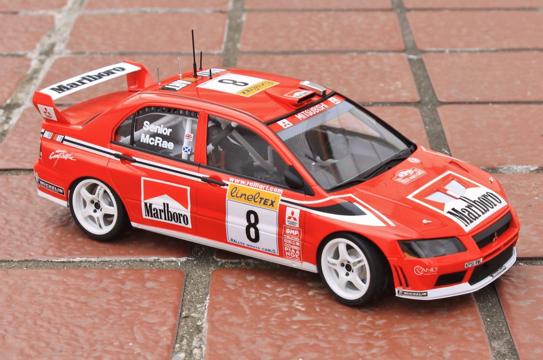 タミヤ ランサーエボリューションⅦ WRC 完成写真 | Sjとプラモデル達