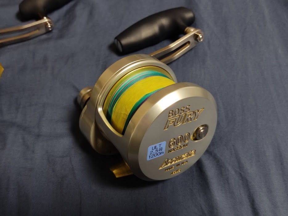 Accurate FX2-600Nの実糸巻量 | WILDCAT Jigging Ltd.