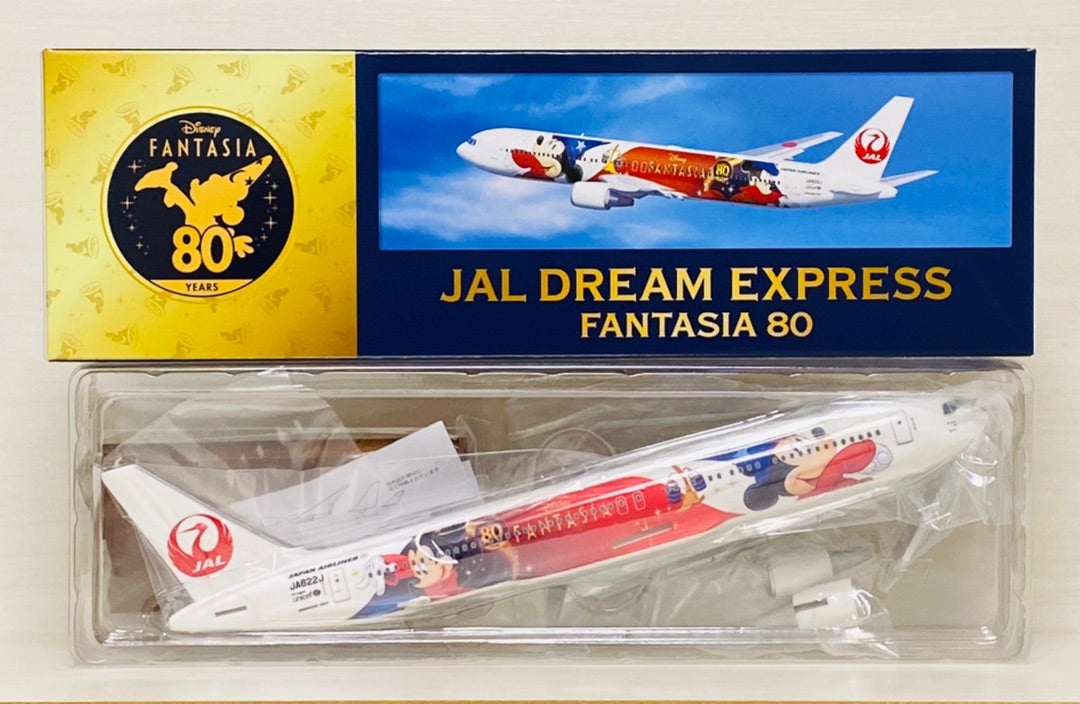 JAL DREAM EXPRESS ディズニー モデルプレーン JAL、ディズニー100周年