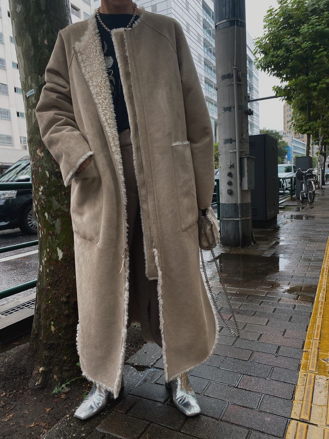 ameri リバーシブル ツインボアコート WEBSTORE限定>REVERSIBLE TWIN BOA COAT受注終了のお知らせ！ | 黒石