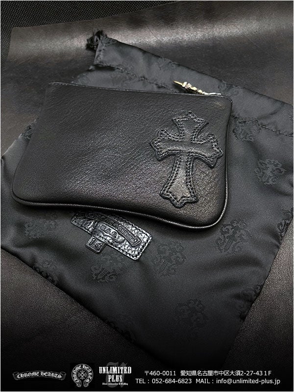 クロムハーツ財布,小銭入れ ジッパー チェンジパース 4×5 パイピング