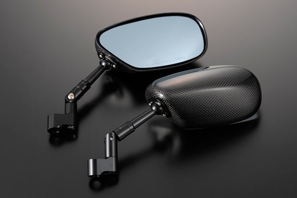 超本物のこだわり「綾織りカーボンミラー」愛車のスタイルに合わせて