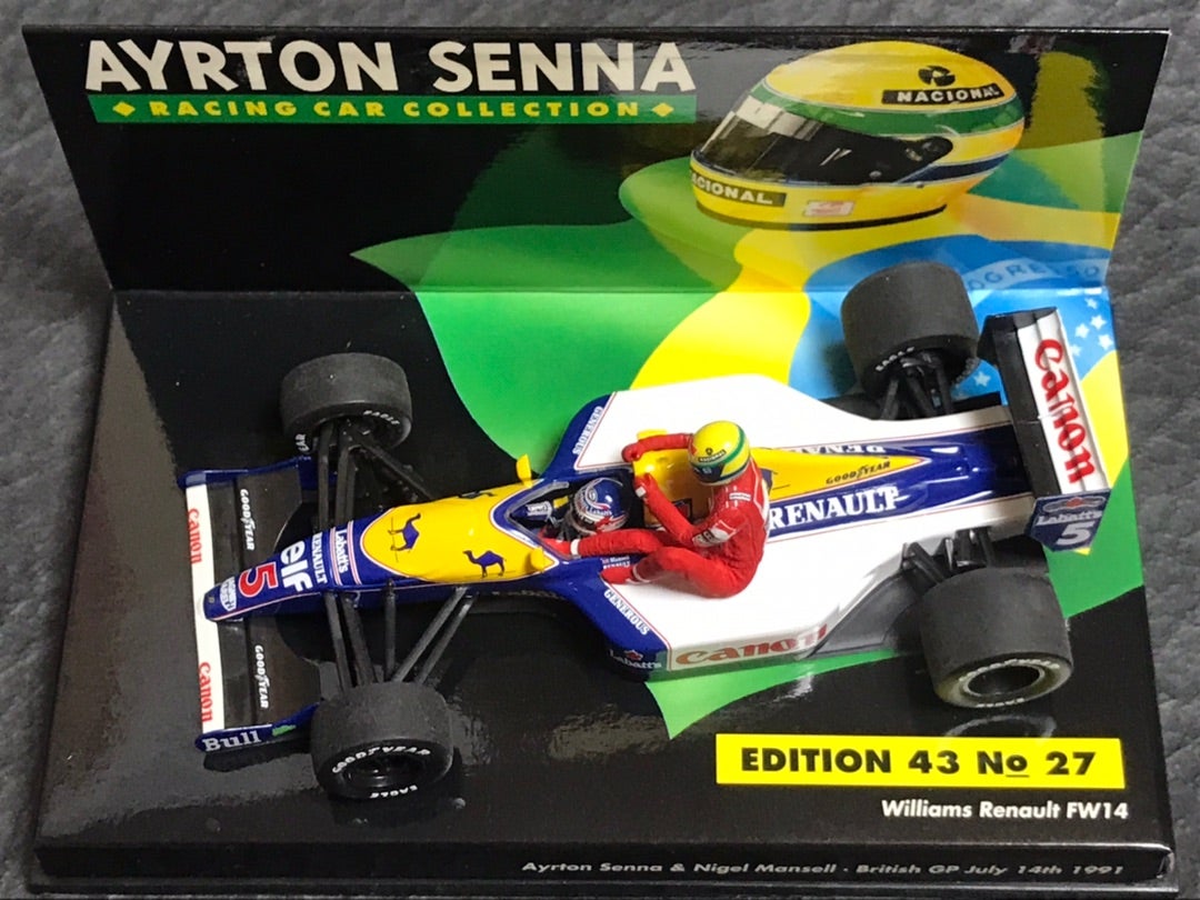 1991.7.14 イギリスGP セナ&マンセル | エイトプリンのミニカー中心の