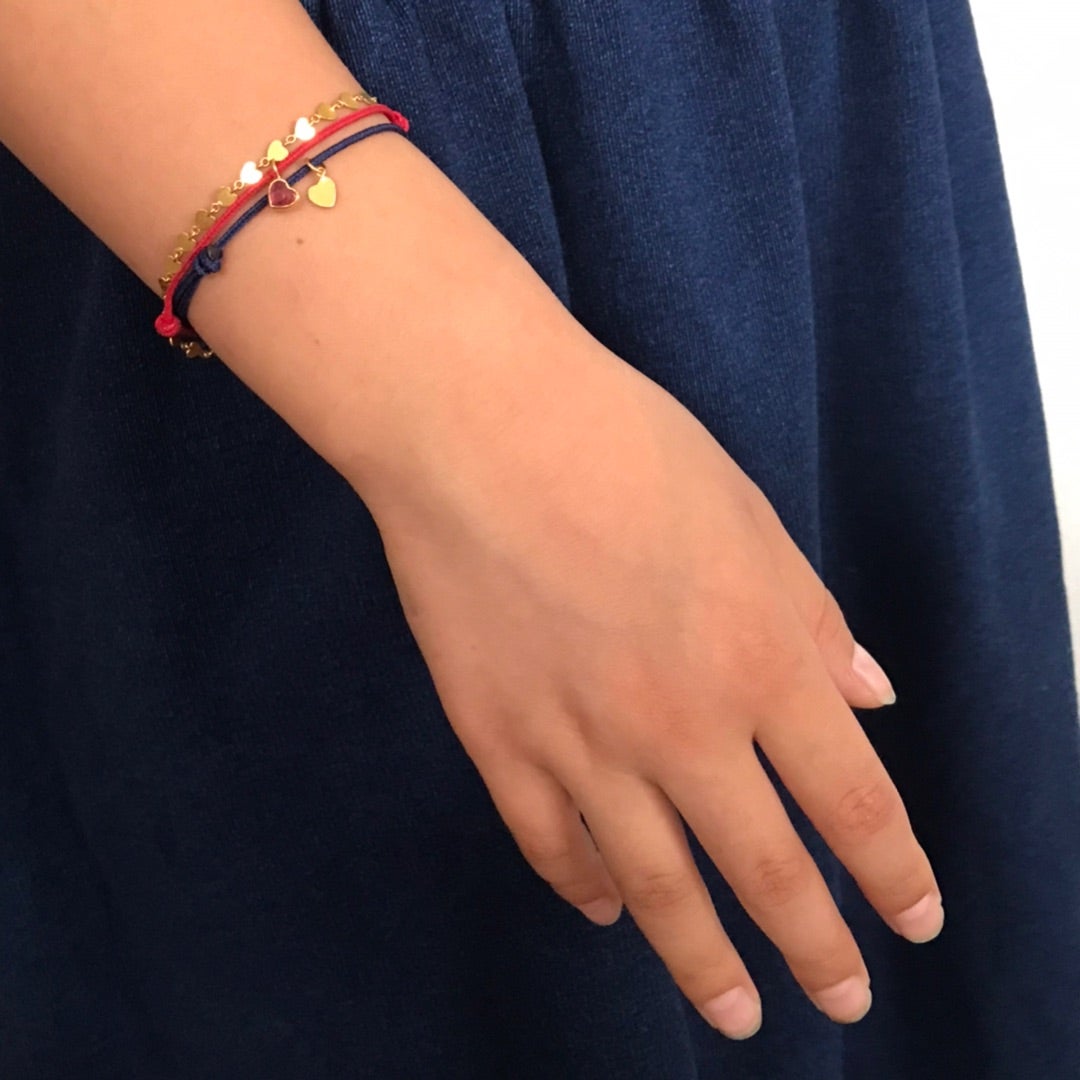 マリーエレーヌドゥタイヤックのリップリング&ハートパイエット