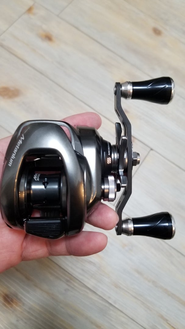 20メタニウムのハンドルを変更 | エイトマンの琵琶湖バス釣りあれこれ