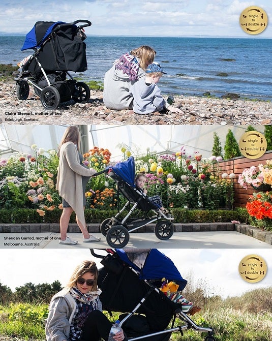 2人乗り縦型ベビーカー！前後で乗れる、プラスワンのご紹介
