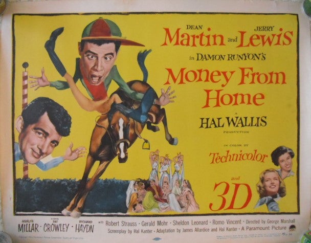 ハリウッドの喜劇王「ジェリー・ルイス」のポスターです。底抜け艦隊