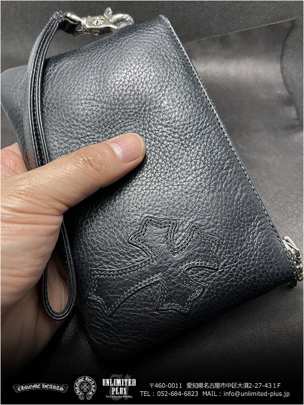 クロムハーツ財布/ウォレット ジッパー チェンジ パース リストレット