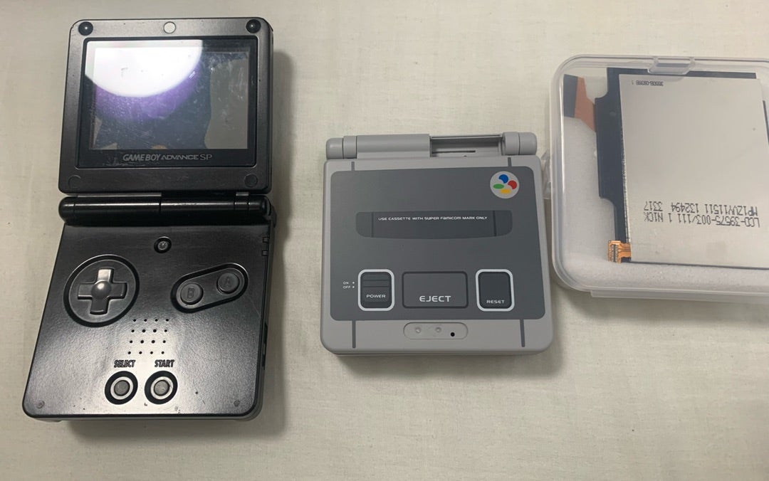 ゲームボーイアドバンスSPにips液晶を換装してみた | ダディフィンガー