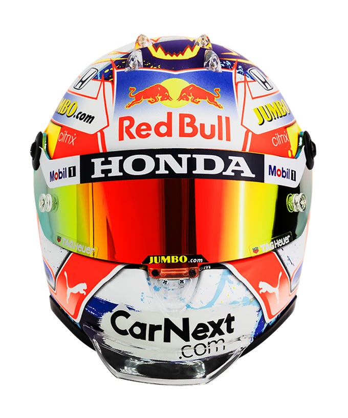 1/2スケール フェルスタッペン2021年オランダGPヘルメット入荷