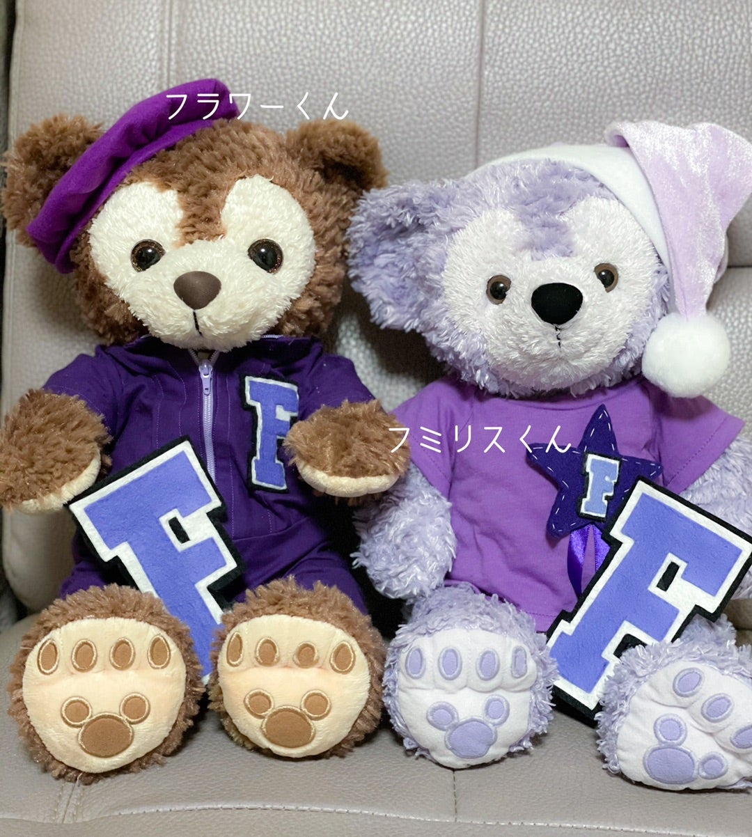 いっしょに幸せになろう紫のダッフィーくん | ケープコッド便り