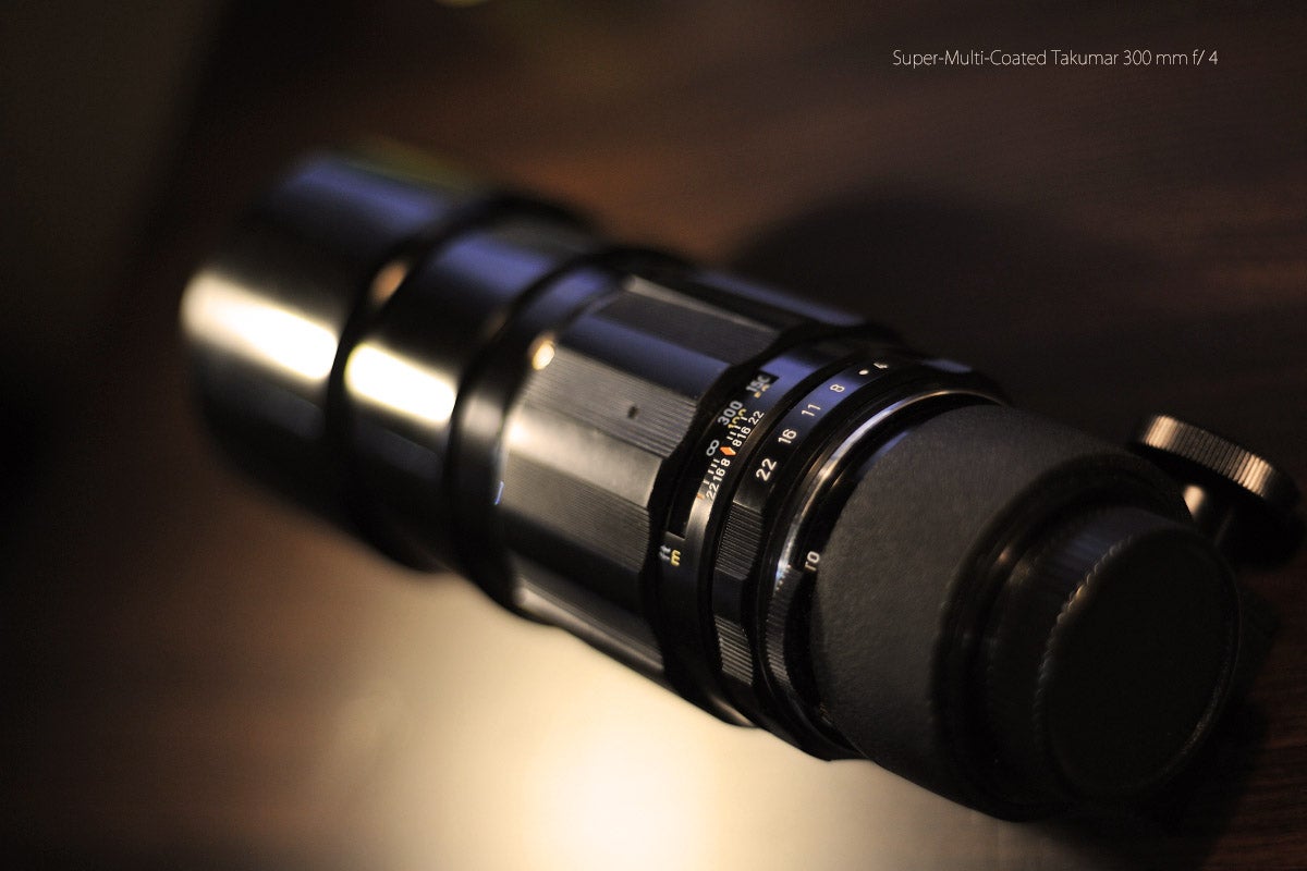 旭光学工業「Super-Multi-Coated TAKUMAR 300mm F4」de 撮影