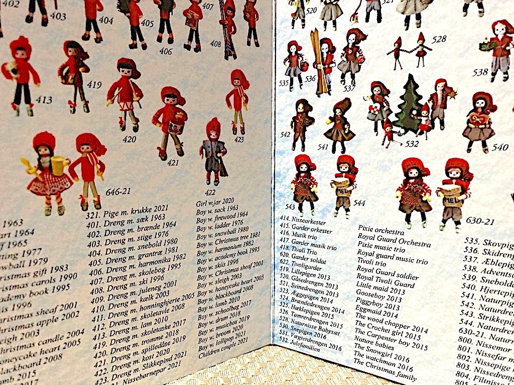 北欧のクリスマス人形】デンマーク①＜アンネ・ベアテ＞ニッセ人形