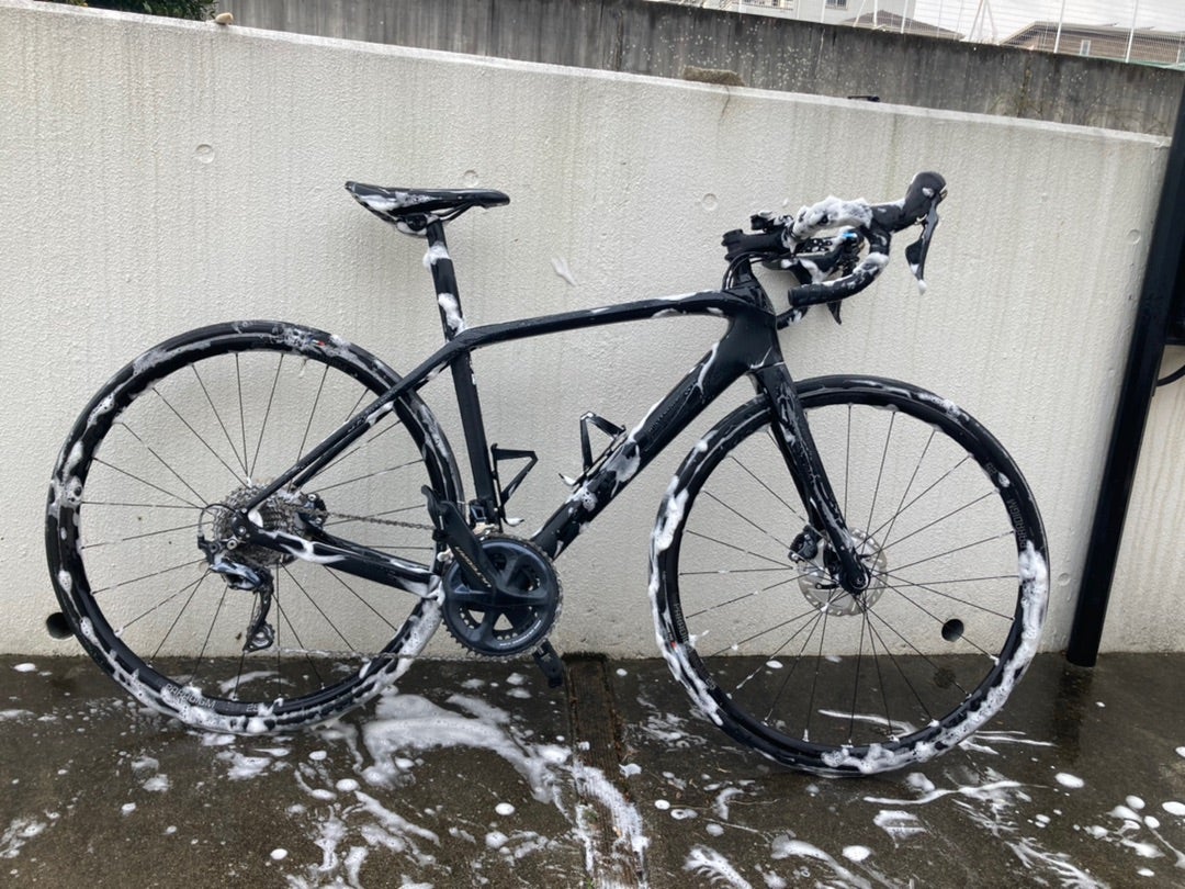 ロードバイク マットブラック洗車！ | コージー