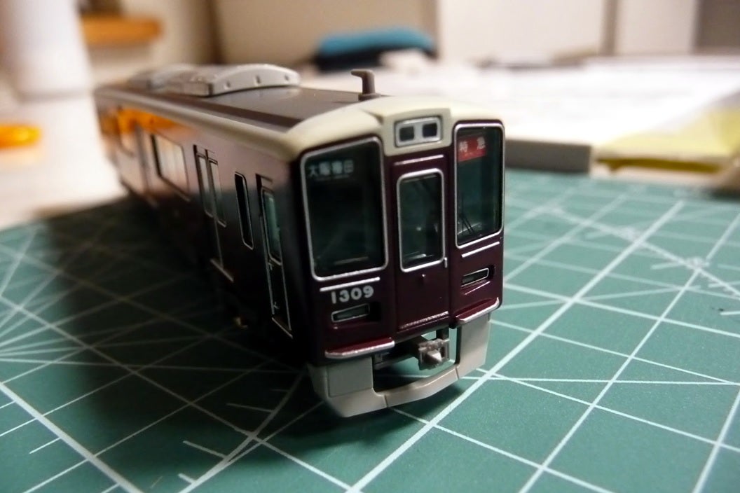 グリーンマックス 阪急1300系（1309編成）セット入線♪ | Bullet Train