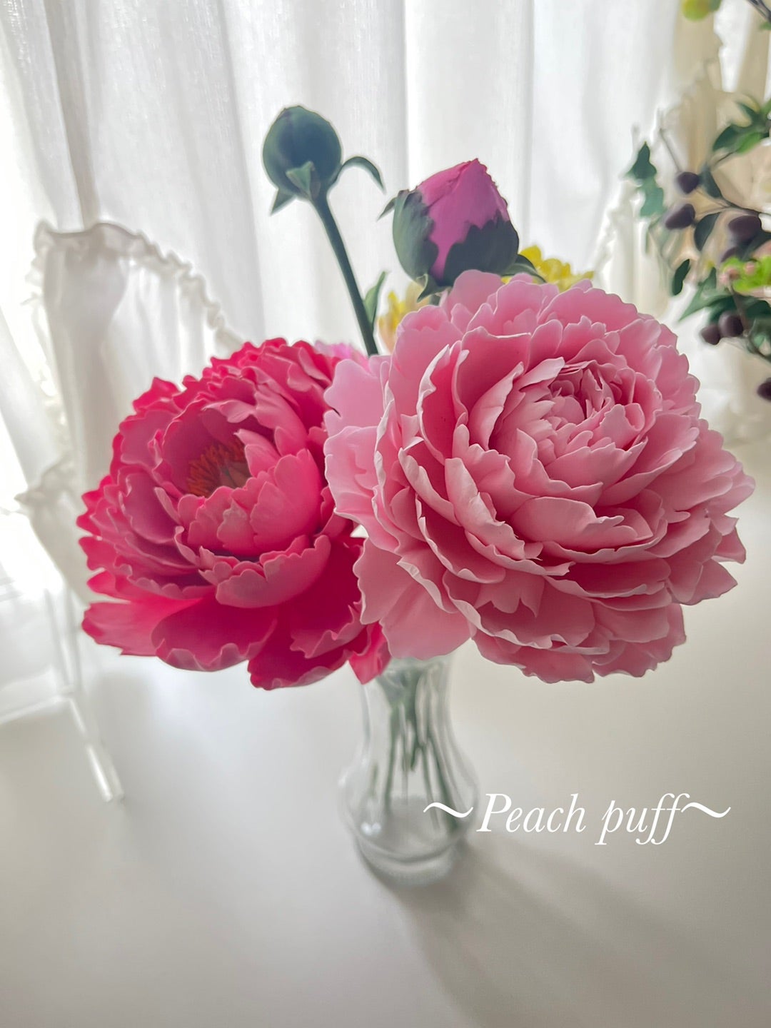 クレイフラワー見事な芍薬の完成！～カリキュラムラスト課題 | DECO