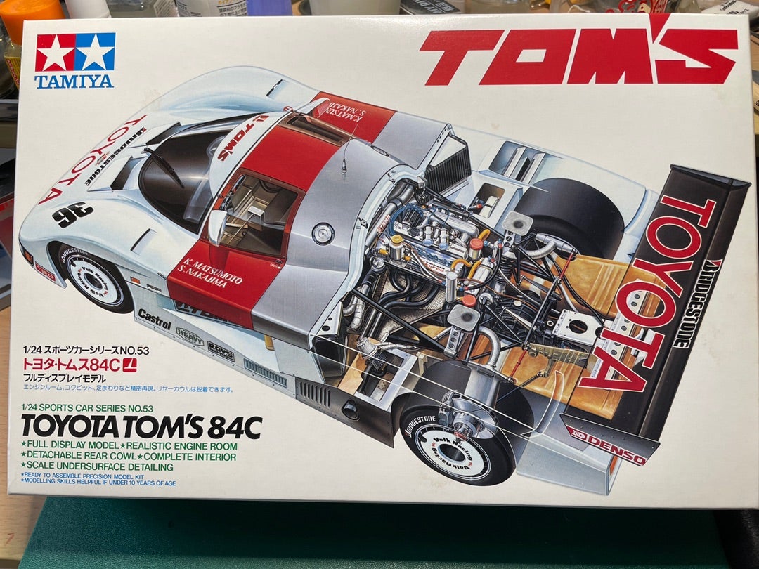 タミヤ 1/24 トヨタ トムス84C | 三児の父のカーモデルとか日記