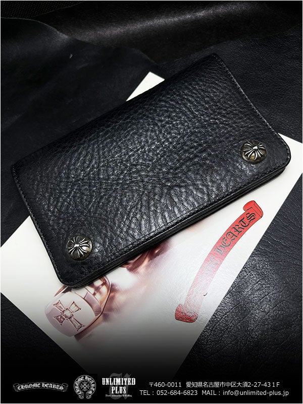 在庫あり！クロムハーツ 財布 / ウォレット 1ジップ クロスボタン
