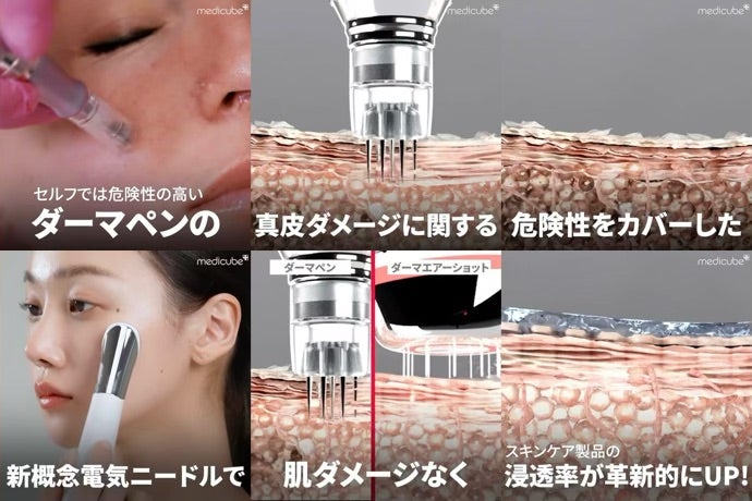 ④ダーマエアショット】ダーマペンとの比較のまとめ☆メディキューブの