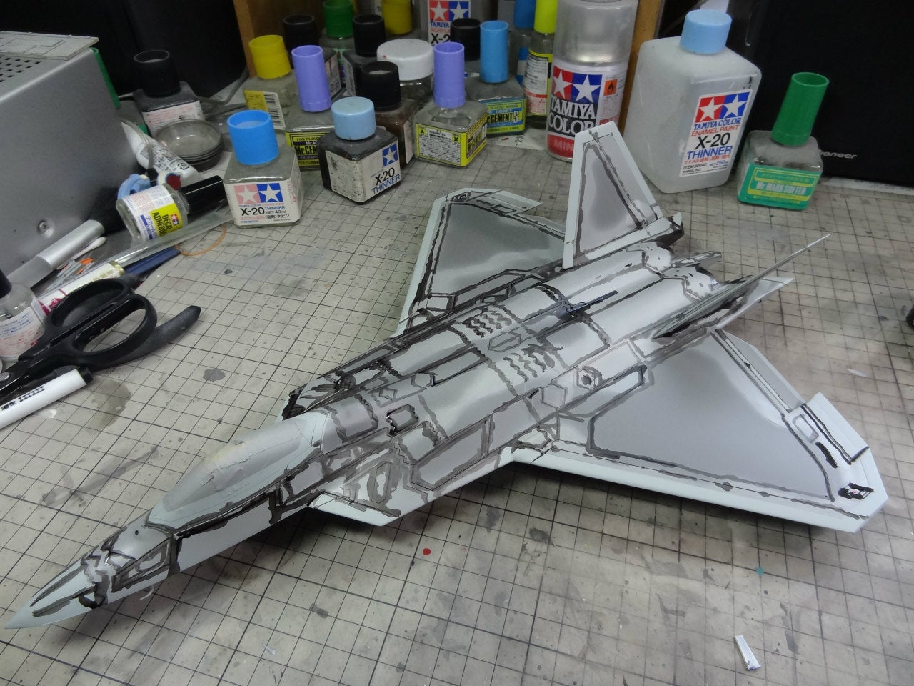 ハセガワ1/48 F22 ラプター#11 | キラキラ星趣味の世界3