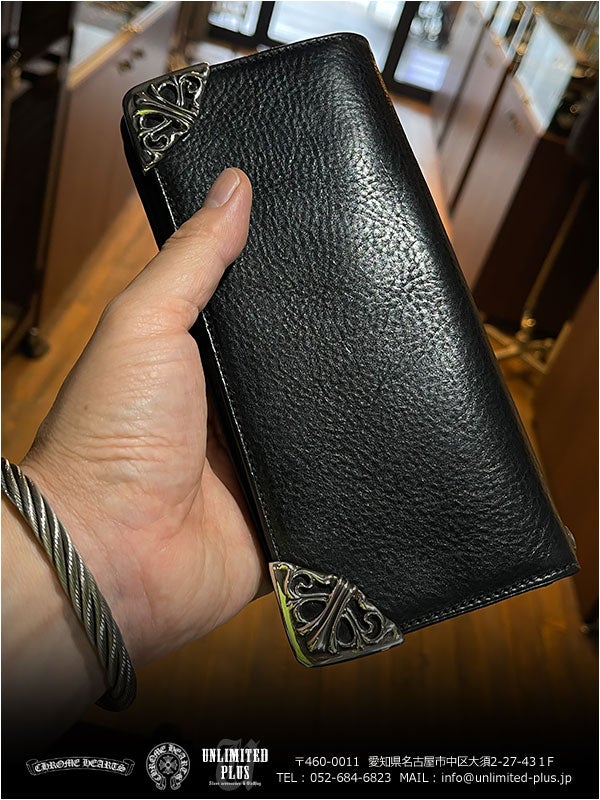 入荷！クロムハーツ 財布 / ロング シングルフォールド チップス 3ビル