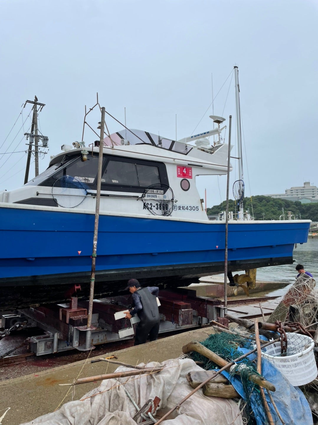 シーブルー2メンテナンスと釣具のメンテナンス | 伊勢湾ジギング 師崎