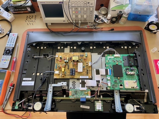 ジャンク 液晶TV TOSHIBA REGZA 32V20 を修理する その2 | ジャンカーOPa