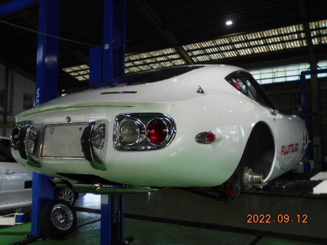 昭和42年式トヨタ2000GT ブレーキ分解 | (有)藤壺自動車工業、整備