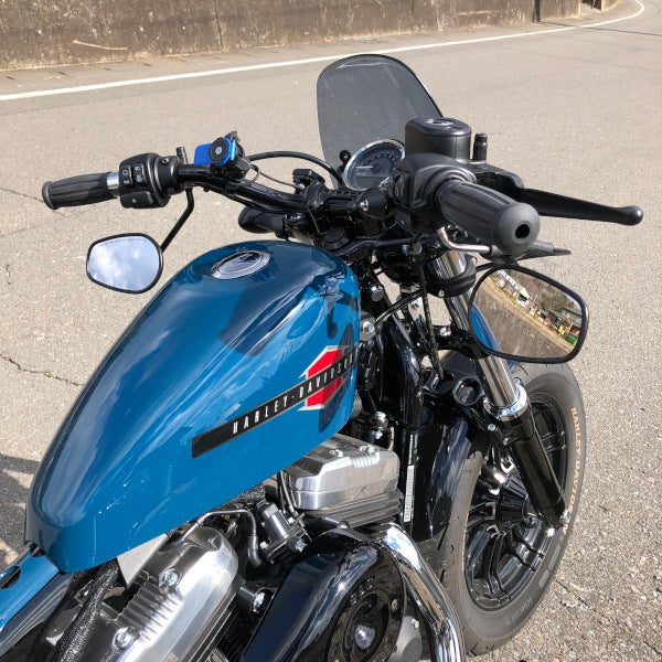 フォーティーエイト ミラー取り付け構造 | バイク好きおやじのブログ