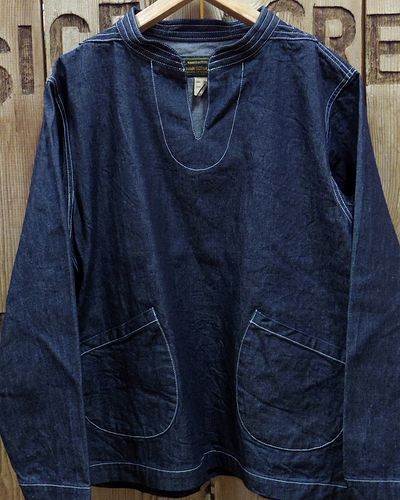 CUSHMAN -FISHERMAN SMOCK- 10oz DENIM♪ | VILLAGE STAFF BLOG