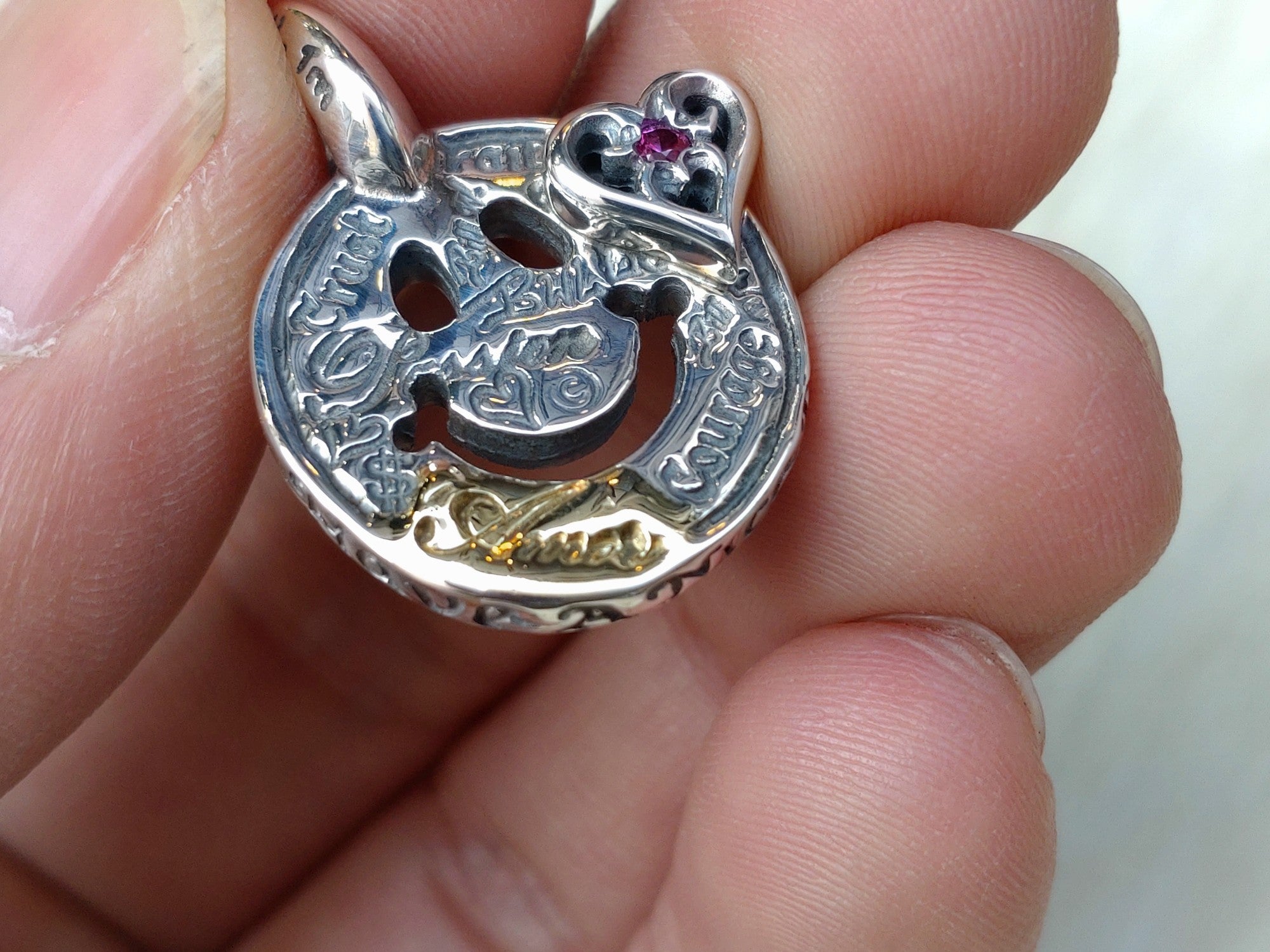 BWL / GRAFFITI HAPPY FACE CHARM CUSTOM | BILL WALL LEATHER UENO