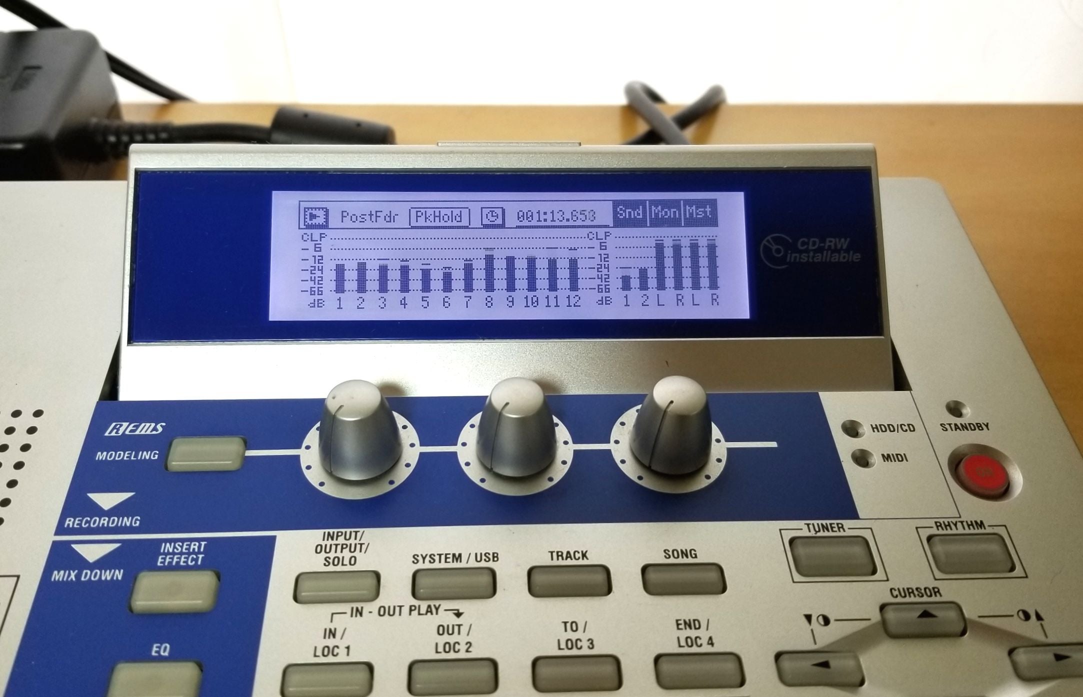 KORG D1200 Digital Recording Studio CD書込み良好・完動品 | 驚愕の