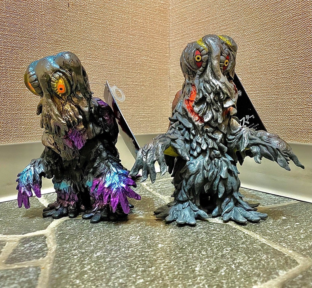 バンダイムービーモンスターシリーズ「ヘドラ」2種の比較 | 怪獣玩具