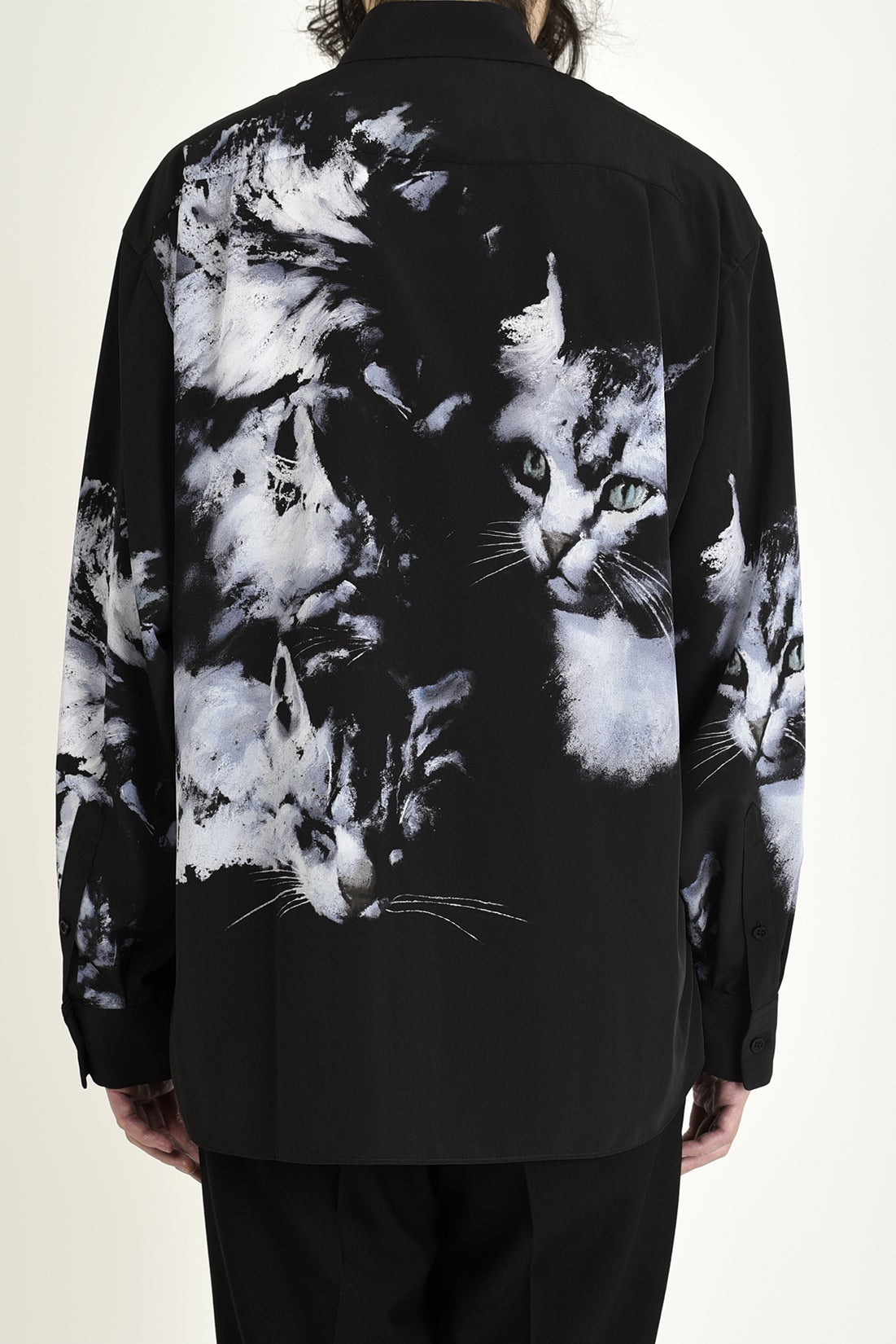 LAD MUSICIAN [ラッドミュージシャン] 2022SS新作の猫柄デシンビッグ