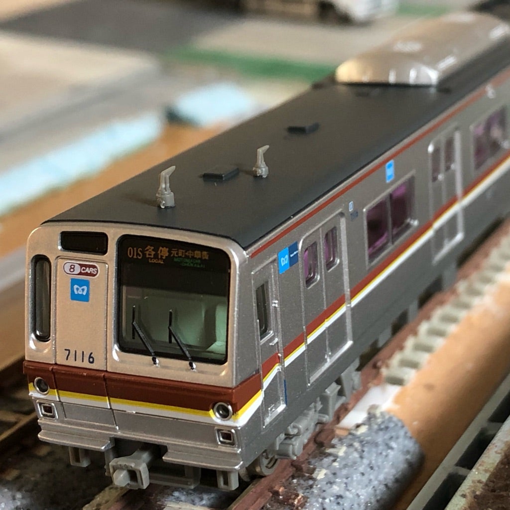 鉄コレ】東京メトロ7000系前照・尾灯点灯化(試運転編) | kiyoseの車両基地