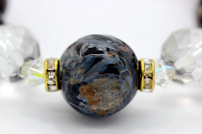 強力！魔除け 反撃 悪縁切りのデザインブレスレット 天然石