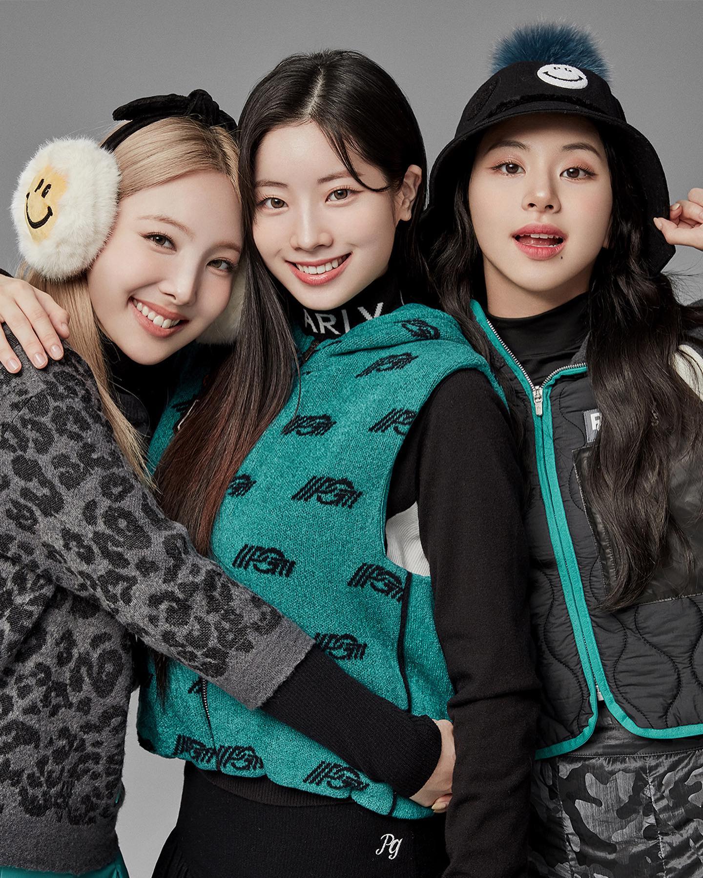 221108 TWICE ナヨン＆ダヒョン＆チェヨン『パーリーゲイツ秋冬広告